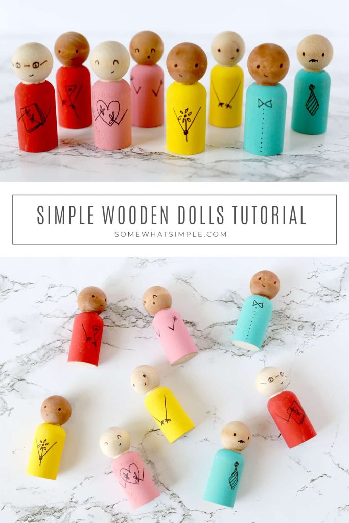 long image of Wooden Spool Dolls