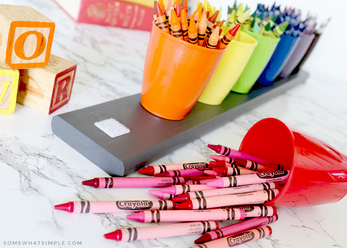 DIY Crayon Roll  Make Your Own Crayon Holder