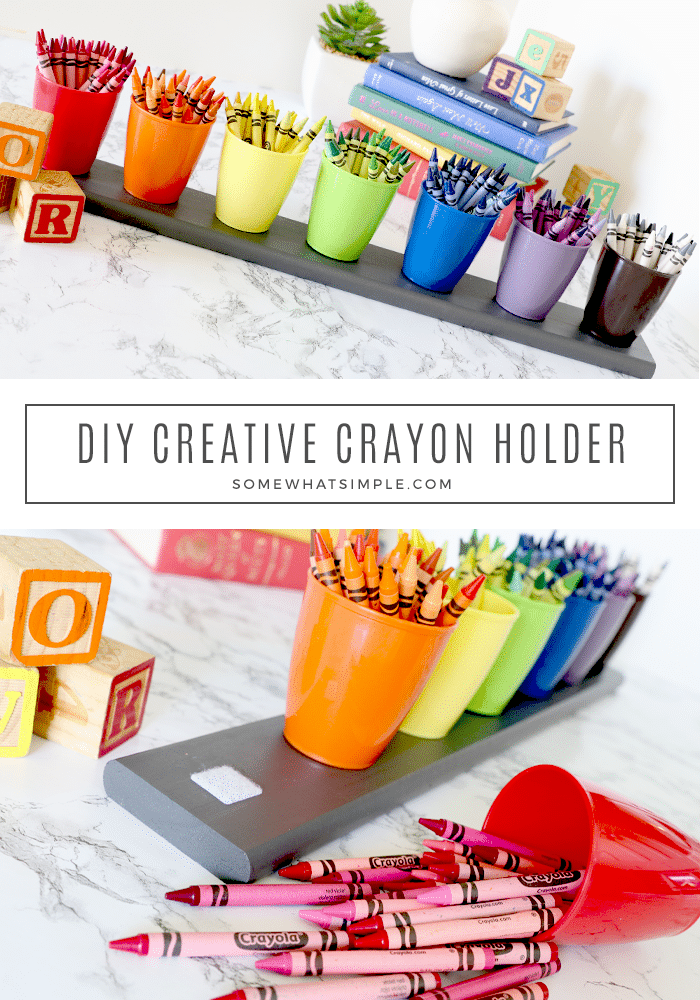 Creative Crayon Holder - from SomewhatSimple.com