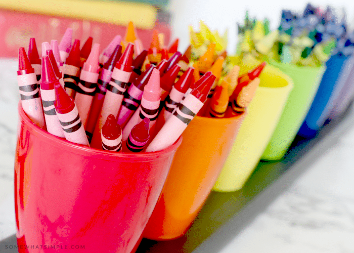 Creative Crayon Holder - from SomewhatSimple.com