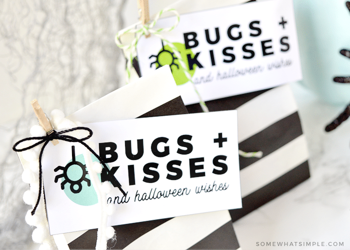 Personalized Bugs and Kisses Halloween Treat Bags - So Cute! – Chickabug