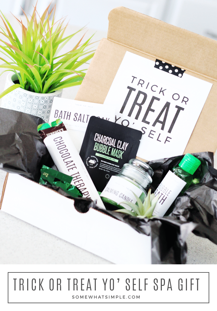 trick or treat yo' self gift basket