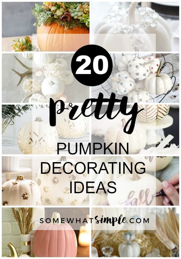 20 Pumpkin Decorating Ideas