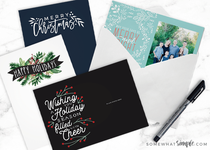 free Christmas card templates tutorial