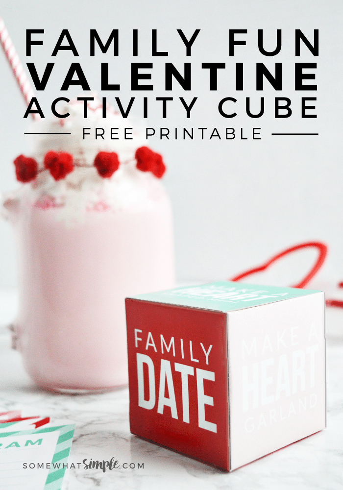 Valentines Activity Cube