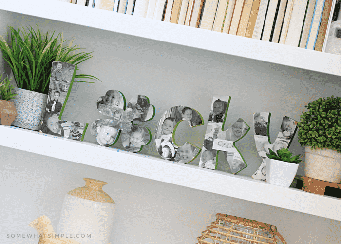 lucky wood letters st patricks day decoration keepsake photos pictures diy tutorial green craft