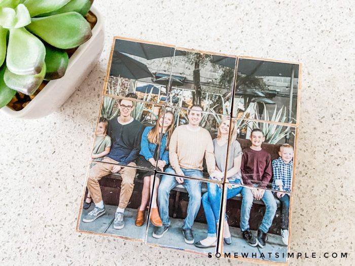 how to make a wood photo block puzzle