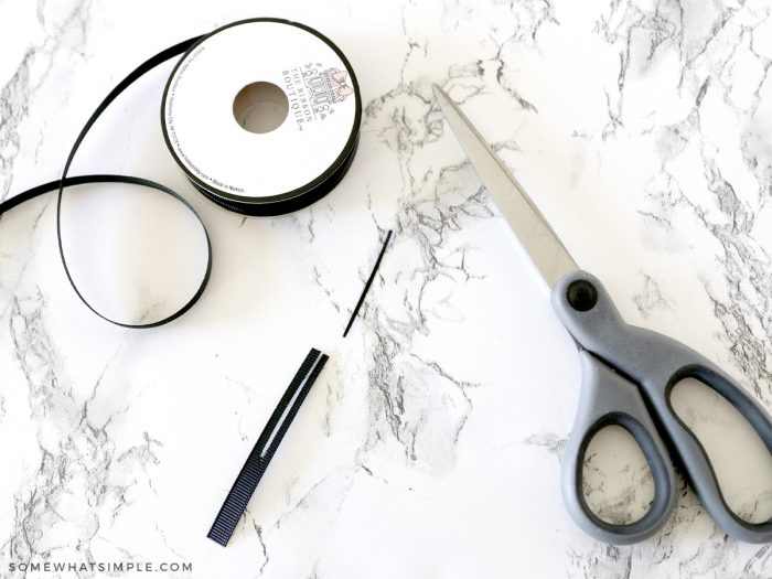 how to make antennae from black ribbon
