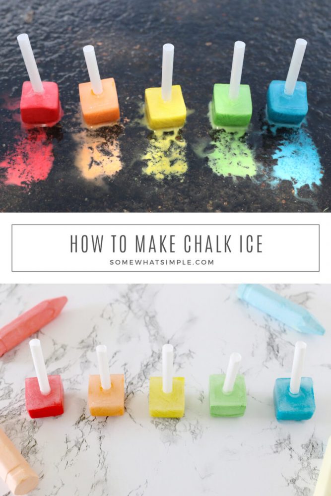 collage of chalk ice images