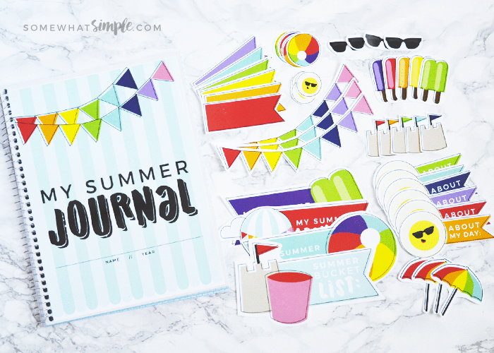 summer journal - easy activity for kids