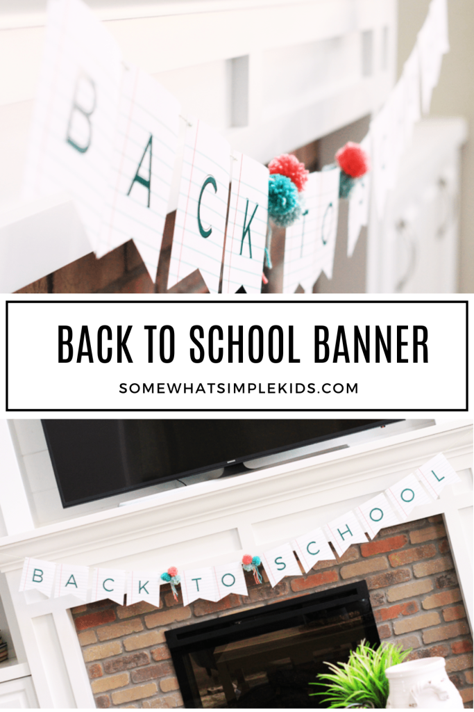 collage of images showing a back to school banner