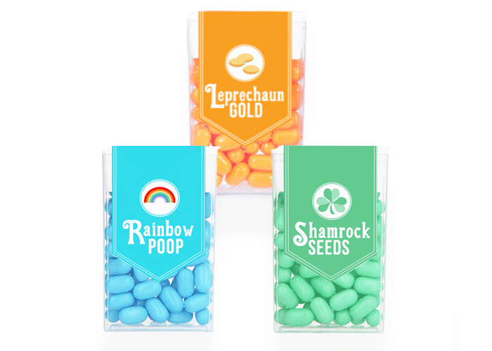 St. Patrick's Day Tic Tac Labels