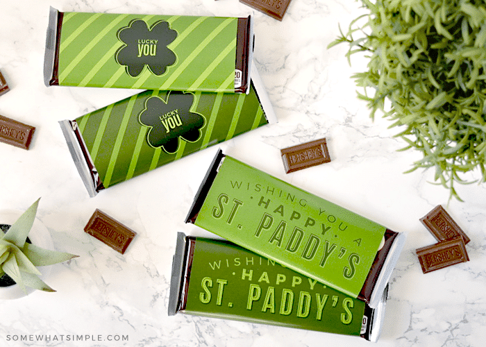 st. patrick's candy bar printable