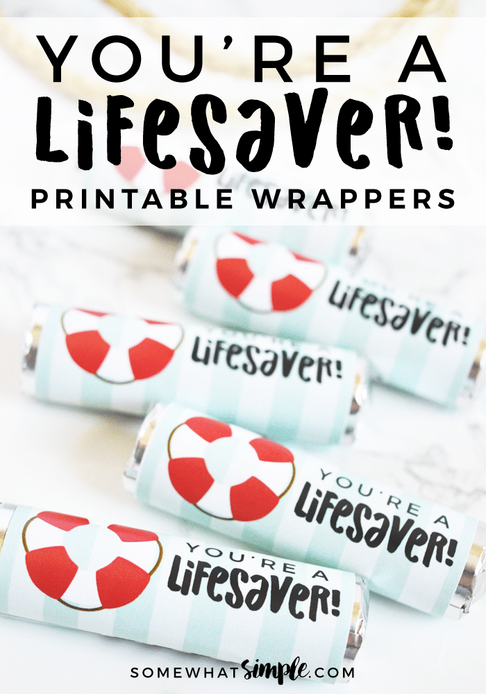 long image of lifesaver rolls wrapped in cute printables