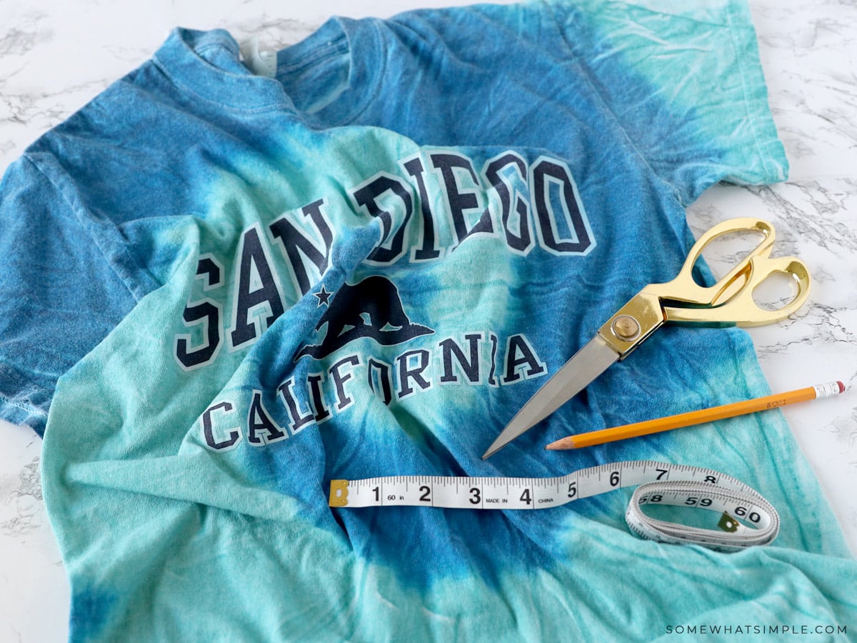 supplies needed to make T Shirt Tote