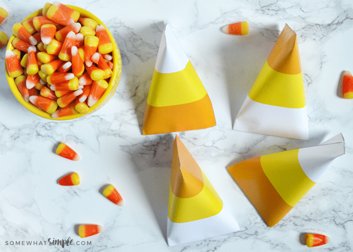 Candy Corn Printable Candy Pouch