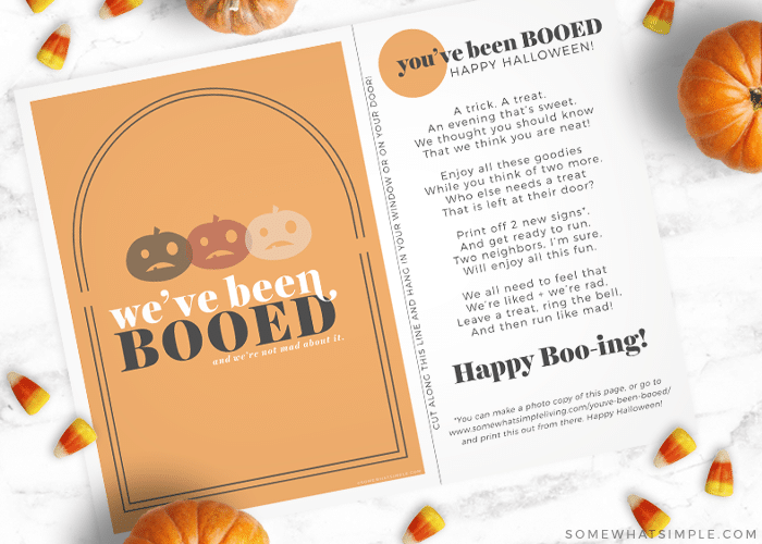 You’ve Been Booed – Free Printables