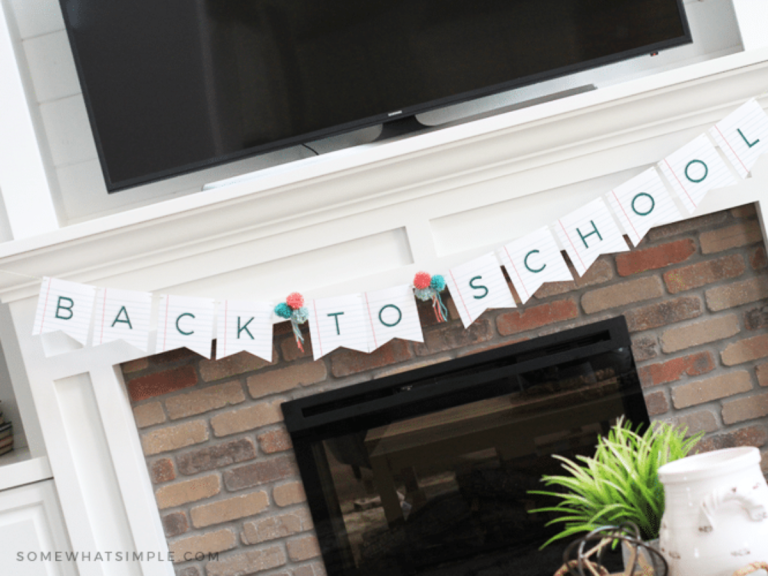 Back to School Banner – Entire Alphabet Included!