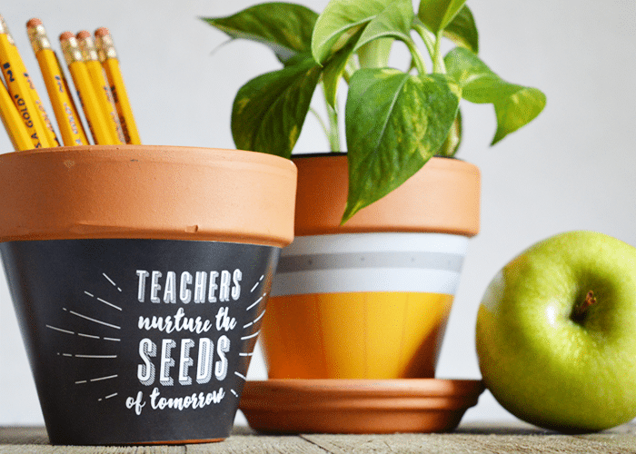 Back to School Teachers Gift || Printable Plant Wrapper
